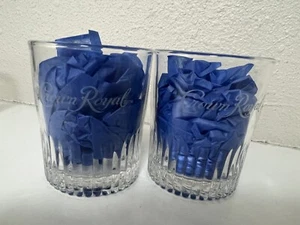 Crown Royal Limited Edition (SET OF 2) Whiskey Rocks Glasses - Picture 1 of 6