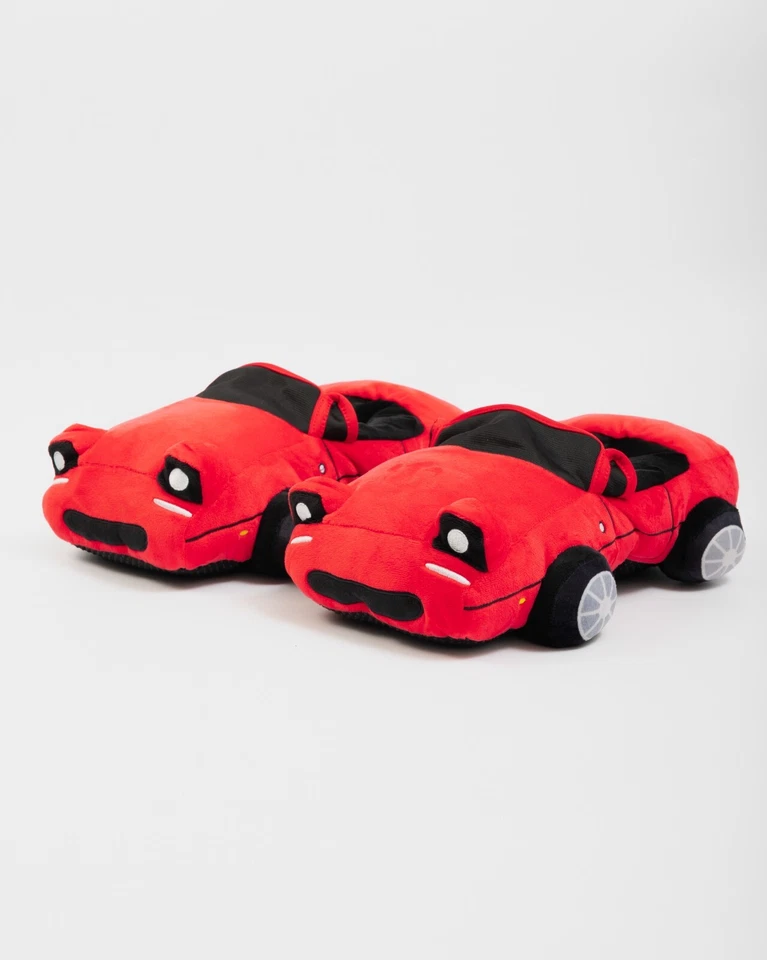 MX5 / Miata Inspired Slippers - Stuffed Toy Plush Shoes Unisex - Image 1 of 4