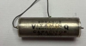 Sprague Vitamin Q .33-300 DC Capacitor - Picture 1 of 1