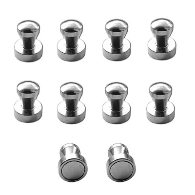 10er Set Magnet Pins N52 Neodym | Kegelmagnet Magnetpins Edelstahl Supermagnet