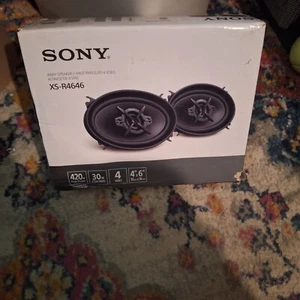 Sony XS-R4646 Cuatro altavoces de 4 vías 4x6 audio para automóvil 420 W pico por par 30 W - Imagen 1 de 5
