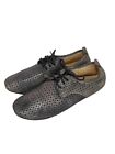 Bed Stu Mambo F301610 Womens Gray Blue Leather Oxfords Lace Ups Casual Shoes 10