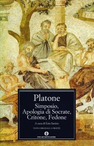 Platone -Simposio, Apologia di Socrate, Critone, Fedone - testo greco a fronte - Picture 1 of 1