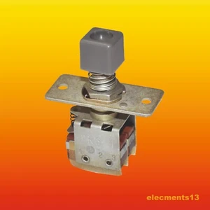 PK3-1 DPST EIN-AUS VINTAGE SOWJETISCHER DRUCKKNOPFSCHALTER 2A 250V - Bild 1 von 6