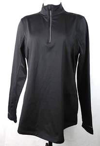 Cascade Sport Warm Systems Speed-Dri schwarz 1/4 Reißverschluss sportliche Basisschicht Jacke L - Bild 1 von 3