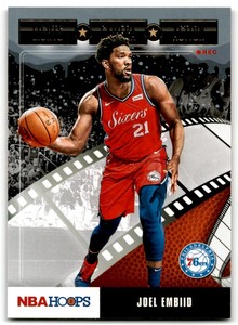 2019-20 HOOPS LIGHTS CAMERA ACTION JOEL EMBIID PHILADELPHIA 76ERS #27