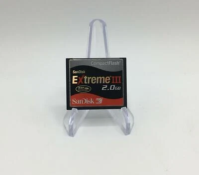 SanDisk 2GB Extreme III CompactFlash CF 20 MB/s (SDCFX3-2048-901) - Image 1 of 2