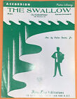 Antique Sheet Music-1938 The Swallow Pietro Deiro New York, Accordion Waltz
