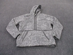 Ariat Jacket Adult L Gray Fuzzy Fleece Hiking Outdoors Hooded Casual Womens - Picture 1 of 9