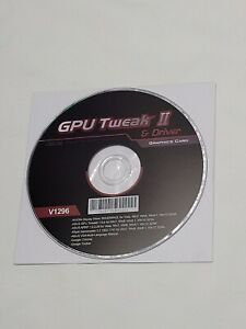 Véritable disque logiciel ASUS GPU Tweak II 2 et pilote CD V1320 