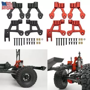4 PIEZAS Soporte de montaje de choque trasero delantero para camiones buggy de automóviles de radiocontrol 1:10 SCX10 ll 90046 - Imagen 1 de 15