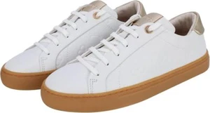 Joop! ladies trainers shoes white/beige decoro Unico Coralie leather UK3.5 size 36 - Picture 1 of 5