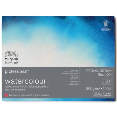 Winsor & Newton Professional Watercolour Hot Press Block