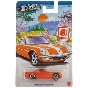 Hot Wheels J-Imports 1968 MAZDA COSMO Japan Car Orange 1/5 2023 NEW Sent In Box - Picture 1 of 7