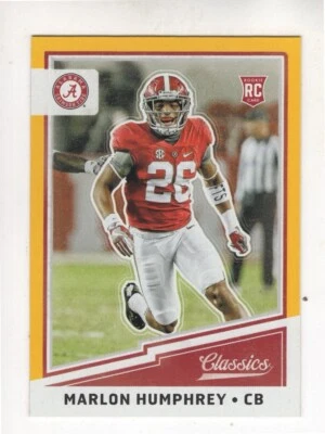 Marlon Humphrey 2017 Panini Classics #264 Glossy Gold - Image 1 of 2