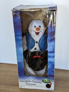 Muñeco de nieve giratorio Gemmy Snowflake *VIDEO* Singing Snow Miser con caja (LEER) - Imagen 1 de 15