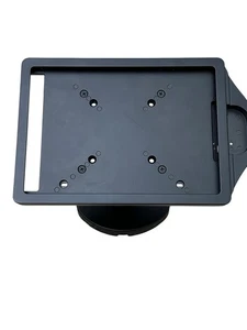 iPad 9.7” Secure Holder POS Tilt Stand Fits A1893 + Similar Size BLK Metal - Picture 1 of 4