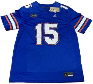 Nike Jordan M Medium Dri-FIT Florida Gators Football Jersey Blue Mertz #15 Men’s - Picture 1 of 18