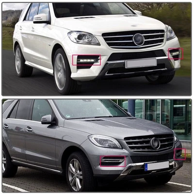 2 шт подходят для 2012-2015 Mercedes-Benz W166 ML GLK дневные ходовые огни противотуманные фары - Изображение 1 из 4