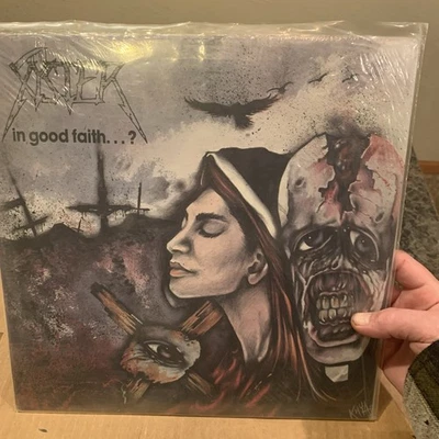 XYSTER -IN GOOD FAITH ?- AWESOME RARE FIRST PRESS VINYL LP 1989 EXODUS SLAYER - Image 1 of 2