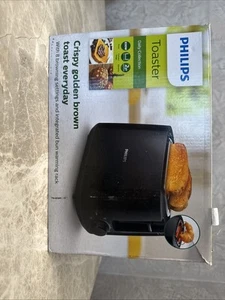 Philips Toaster Daily Collection 2 Slice HD2581/91 Reheat Defrost Used K509 - Picture 1 of 7