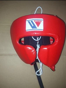 Copricapo da boxe autentico vincente FG-2900 taglia L rosso - Foto 1 di 5
