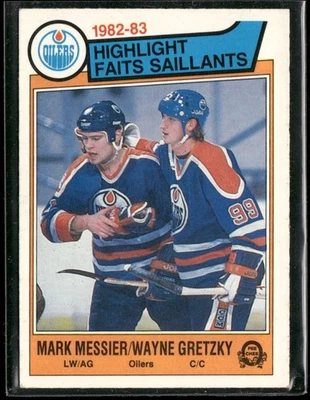 1983-84 O-Pee-Chee Марк Мессье / Уэйн Гретцки #23 Edmonton Oilers - Изображение 1 из 2