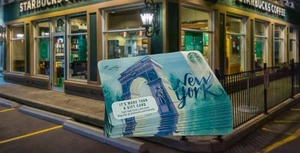 New York Washington Square Arch Starbucks Card Lot of 10 Pin Intact Free Ship! - Picture 1 of 1