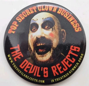 2005 THE DEVILS REJECTS Movie Promo Advertising Button "In Theatres Summer 2005" - Bild 1 von 6