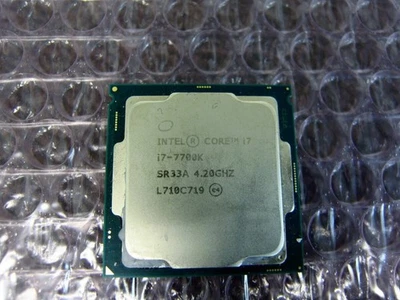 CPU Intel Core i7-7700K 4.20GHz SR33A Socket FCLGA1151 Usato Click Post Shipmen - Immagine 1 di 2