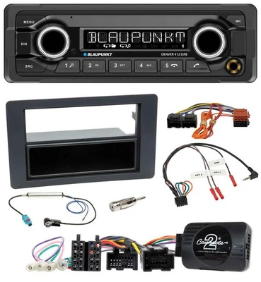 Blaupunkt Bluetooth DAB Lenkrad USB Autoradio für Saab 9-5 YS3E Facelift 2005-20 - Bild 1 von 4