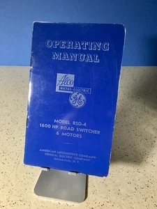 ALCO RSD-4 1600HP Road Switcher 6 axles/6 traction motors Operating Manual C-6 - Picture 1 of 4
