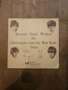 The Beatles 1963 1st Fan Club Flexi Disc VG - Picture 1 of 19