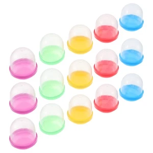 50 Pezzi Shell Giocattolo Capsule Rotonde Vuote Distributore Automatico Colorato - Foto 1 di 12