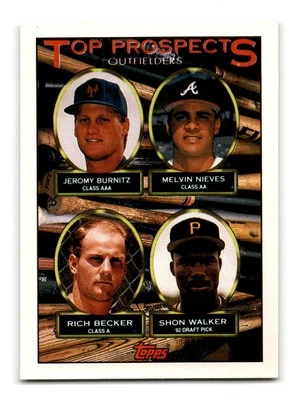 Jeromy Burnitz 1993 Topps Top Prospects #658 Mets NM-MINT - Image 1 of 2