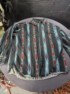 Canyon Guide Black Pearl Snap Western Hemd Herren Gr. XL gestreift Large Rodeo - Bild 1 von 6