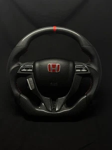 8th Gen Accord Coupe 2008-12/2011-17 Odyseey Carbon Fiber steering wheel - Picture 1 of 10