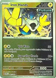Iron Hands Temporal Forces Pokémon TCG 061/162 Reverse Holo Future Uncommon  - Picture 1 of 1