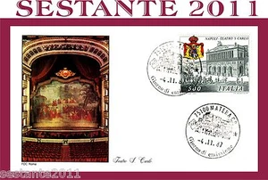ITALIEN FDC ROM NEAPEL THEATER SAN CARLO 1987 ANNULLIERUNG MATERA D75 - Bild 1 von 1