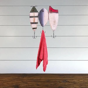 Fishing Lure Wall Plaque Hanging Wall Decor, 13 Inches - Picture 1 of 4