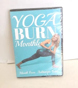 NEW Yoga Burn Monthly month 4 Ashtanga Yoga 4-DVD set fitness workout exercise - Picture 1 of 4