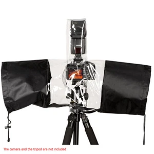 Waterproof Raincoat Rain Coat Cover for Long Short Lens Flash Light DSLR Camera - Picture 1 of 9