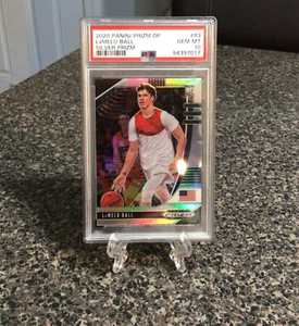 2020 Panini Prizm DP LAMELO BALL SILVER PRIZM #43 PSA 10 GEM MINT ROOKIE RC NICE - Picture 1 of 4