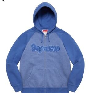Supreme Blue Long Sleeve Hoodies & Sweatshirts for Men for Sale 