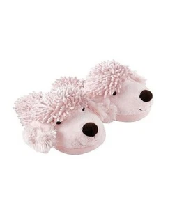 Aroma Home Fuzzy Friends Pink Poodle Slip On Slide House Shoes Slippers, NEW - Picture 1 of 1