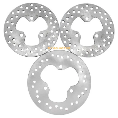 Front & Rear Brake Disc Rotors for Honda TRX450R 2004-2009 TRX450ER 2006-2014 - Image 1 of 4