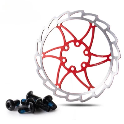 Freio a disco de bicicleta MTB 160mm 6 parafusos rotor flutuante pastilhas de freio hidráulicas - Imagem 1 de 4