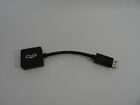 C2G DISPLAY PORT CABLE  DISPLAY PORT TO DVI  MALE TO FEMALE  BLACK  8 INCHES. LO