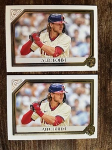 Alec Bohm 2021 Topps Gallery RC #122 Phillies Both Cards - Picture 1 of 2