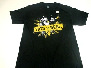 WWE Finn Balor This Is Real Herren Medium schwarz Baumwolle T-Shirt NEU WWE Sticker - Bild 1 von 7